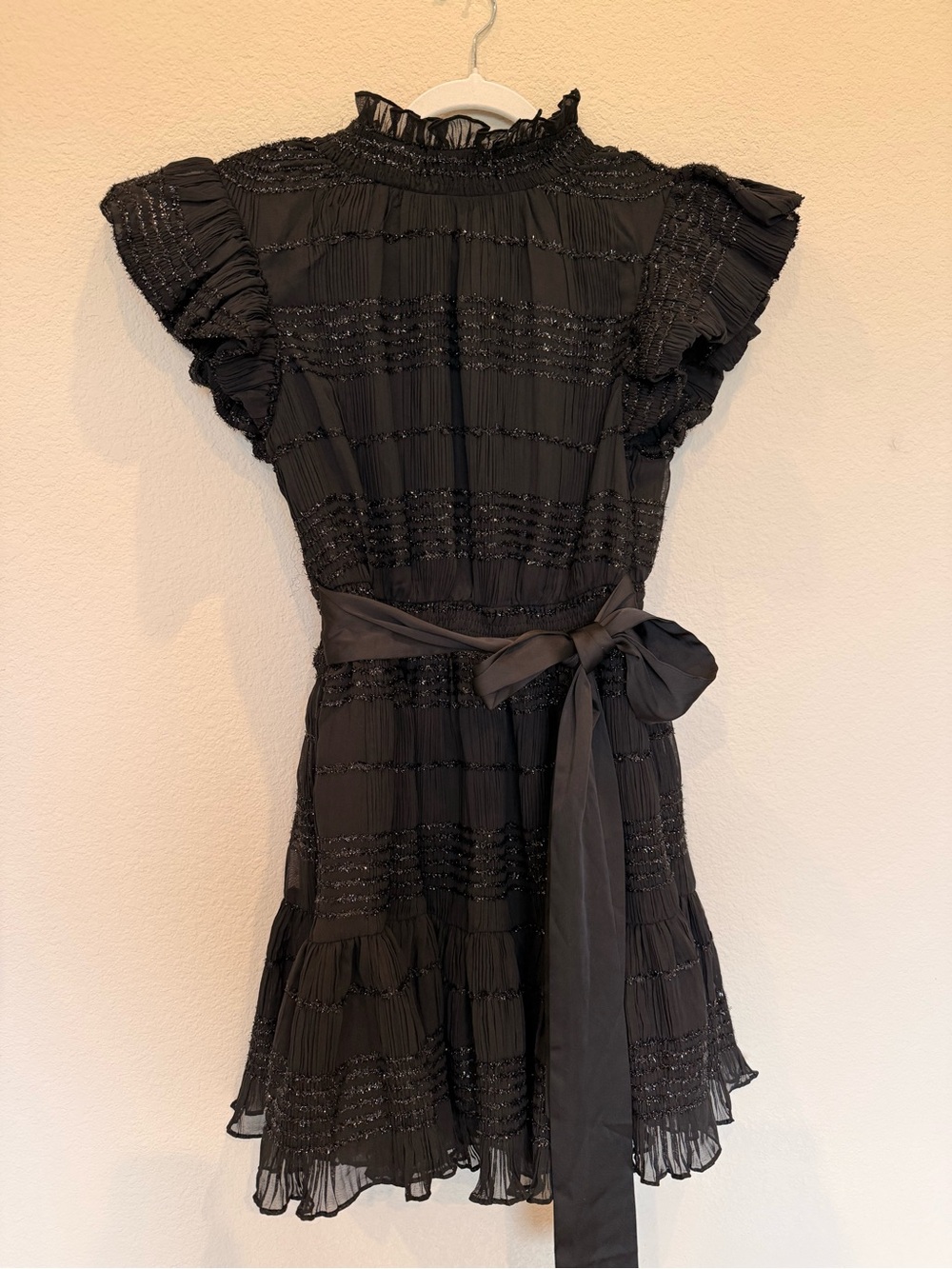 Vici Serving Up Lurex Mockneck Mini Dress Small - Picture 3 of 7